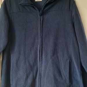 Navy Blue Jennifer Lauren Sweatshirt Jacket Size L